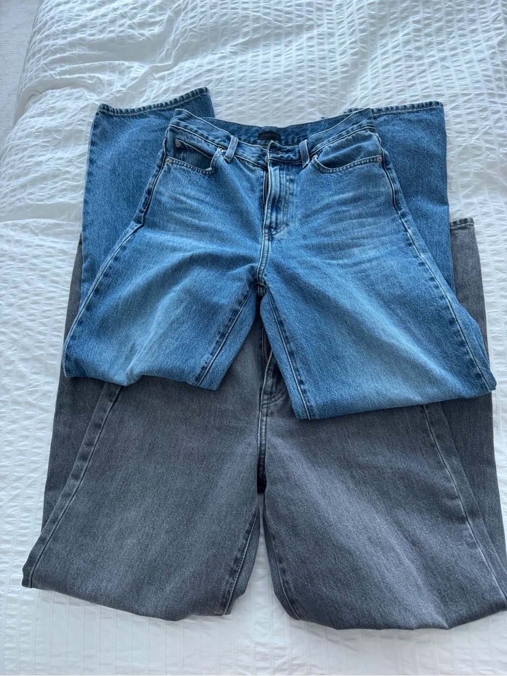 Uniqlo Set 2 Wide Straight Jean 23